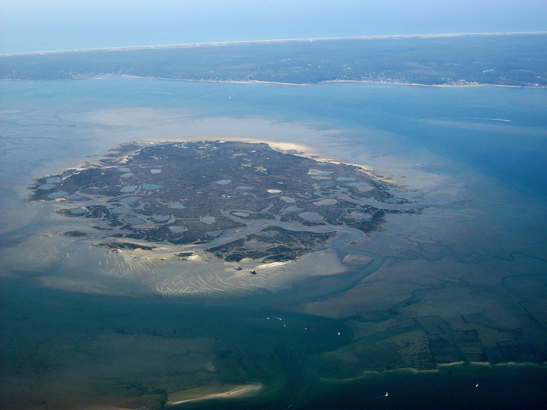 Vue aérienne de l’Île aux Oiseaux